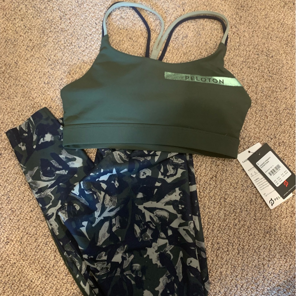 NWT Peloton Cadent Set with Reversible Leggings